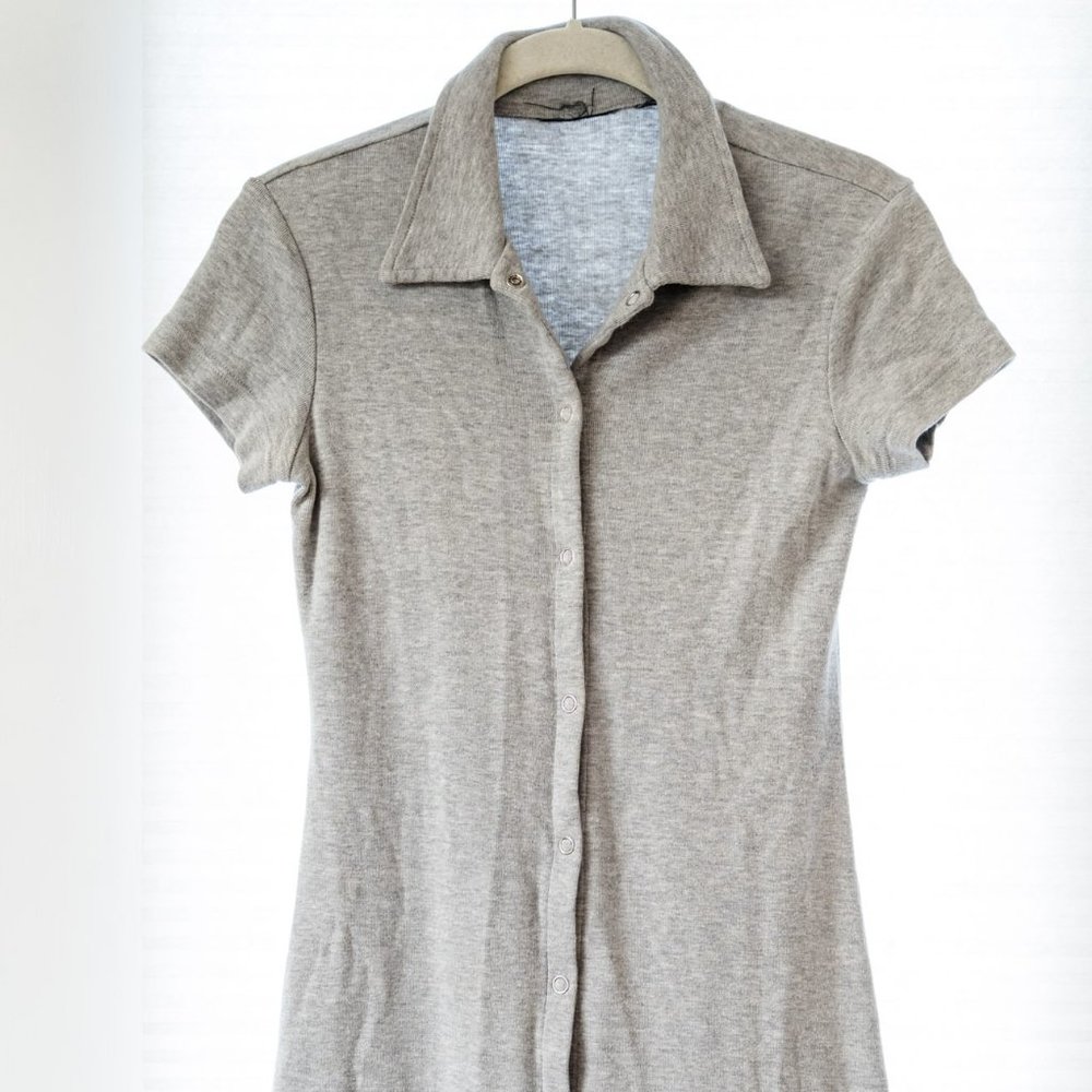 Gray Jersey Dress